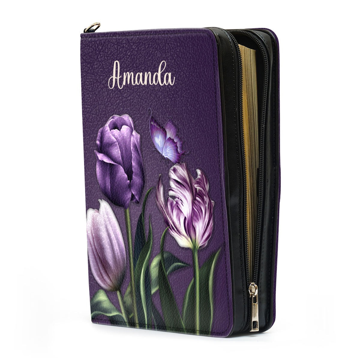 For God So Loved The World Leather Book Cover, Personalized Bible Cover, Bible Case With Name, Christian Gift, Bible Covers Jesus Gifts